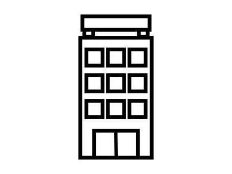 ランチをする会社員のイラスト モノクロ子供と動物のイラスト屋さん わたなべふみ