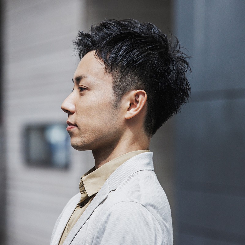 フェードセット簡単髪型 オールバック 40代50代清潔感髪型ビジネスヘアスタイル新潟、新潟市の理容室、床屋 HAIR&GROOMINGYOSHIZAWA Inc.BANDAI ヨシザワインクバンダイ ビジネスマン・大人の男性に大人気メンズグルーミングサロン