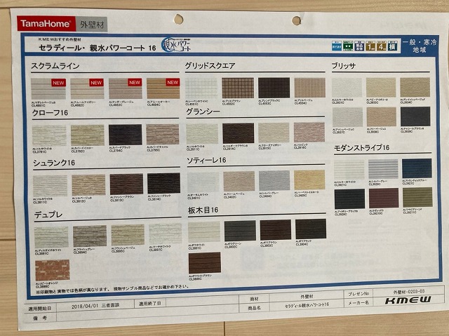 モエン大壁工法トラバーチン仕上げ,kmew , シマンフラットラントライトグレー,ニチハ, モエン大壁工法トラバーチン, 軒天 ダイライト軒天, オフブラック,kmewシマンフラットはシンプルなフラットデザインに自然な風合いをプラスし、外観をモダンに演出します。,ニチハモエン大壁工法は、サイディングの継ぎ目が目立ちにくい、表情豊かなパターンが、安心で個性的な建物