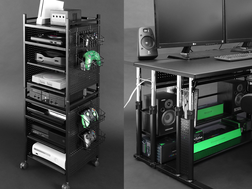 ミニゲーム機用のゲームラックをDIY 2イマダファミコンboom