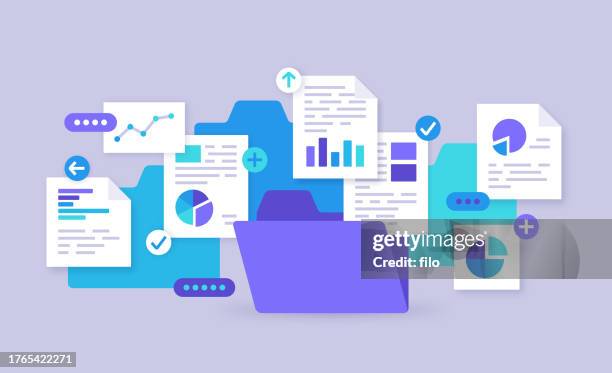 ファイル サーバー管理アイコンを設定のイラスト素材・ベクター Image 10170050