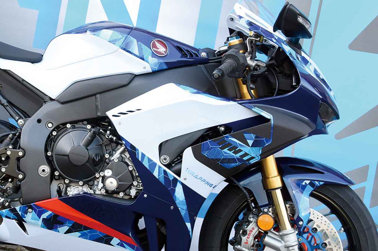 派手すぎない大人のラップ塗装