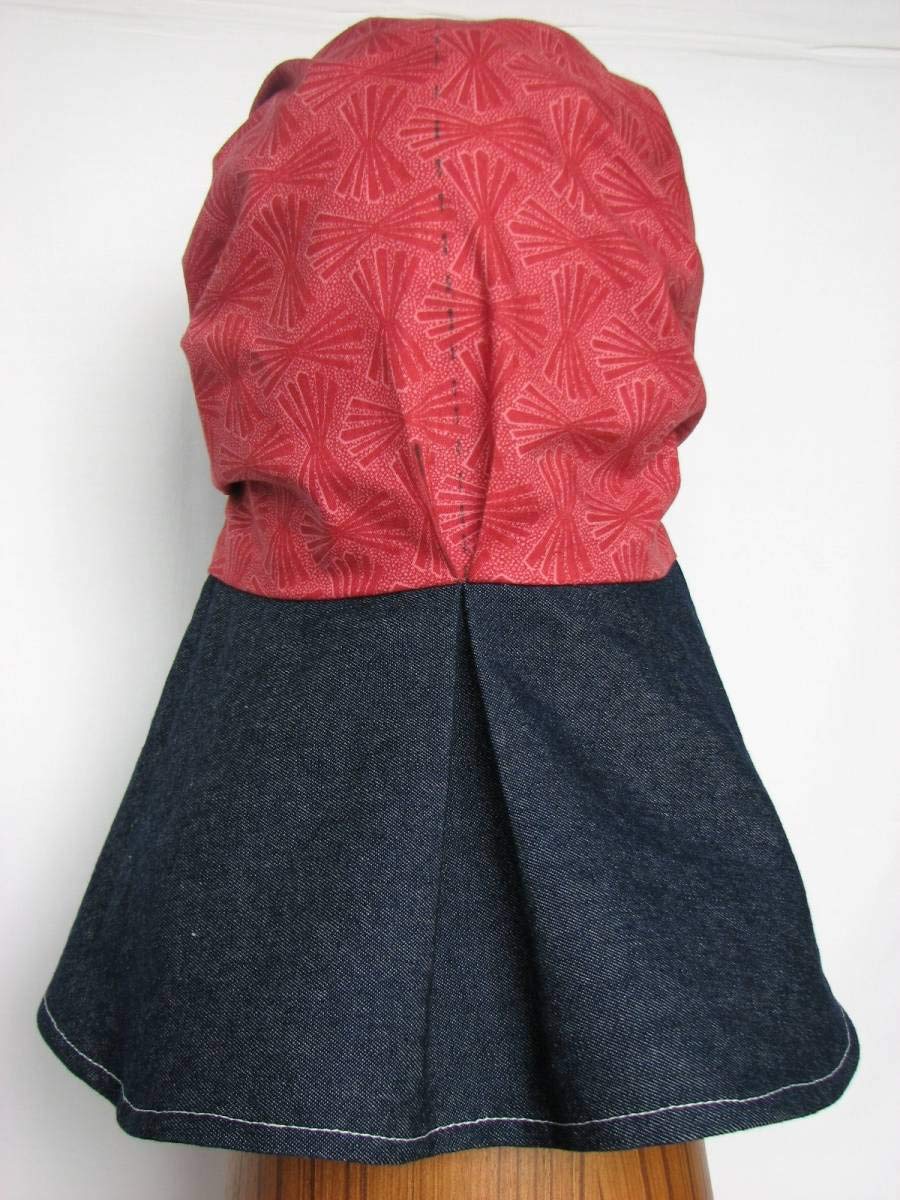 DIY 手ぬぐい一枚布帽子 Hut 医療用にも リメイク