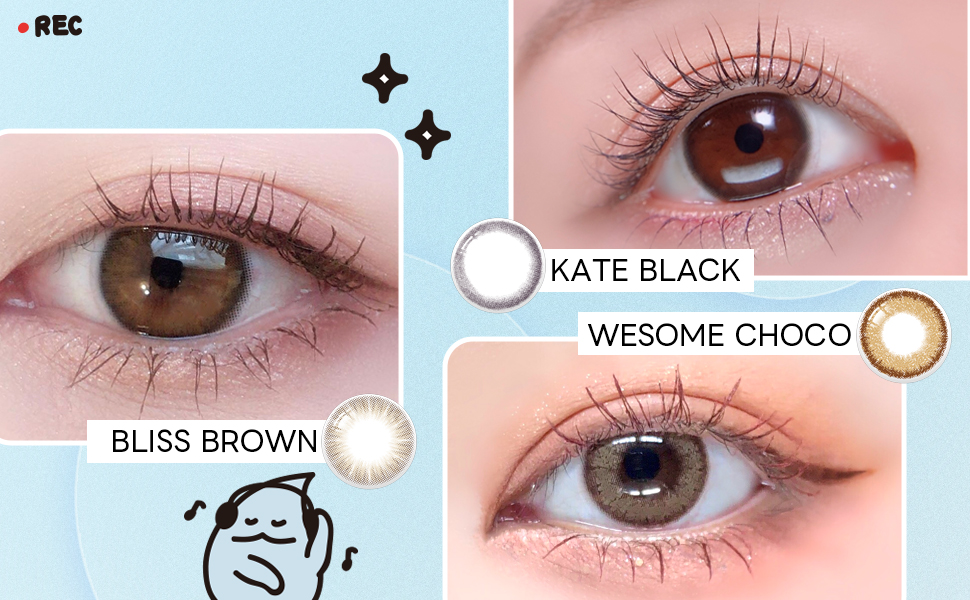 ガチでバレちゃダメな時、だけと盛りたい時はブリスブラウンしか勝たん！⌯･֊･⌯ಣ,LENSSISレンシス韓国カラコンブリスブラウン