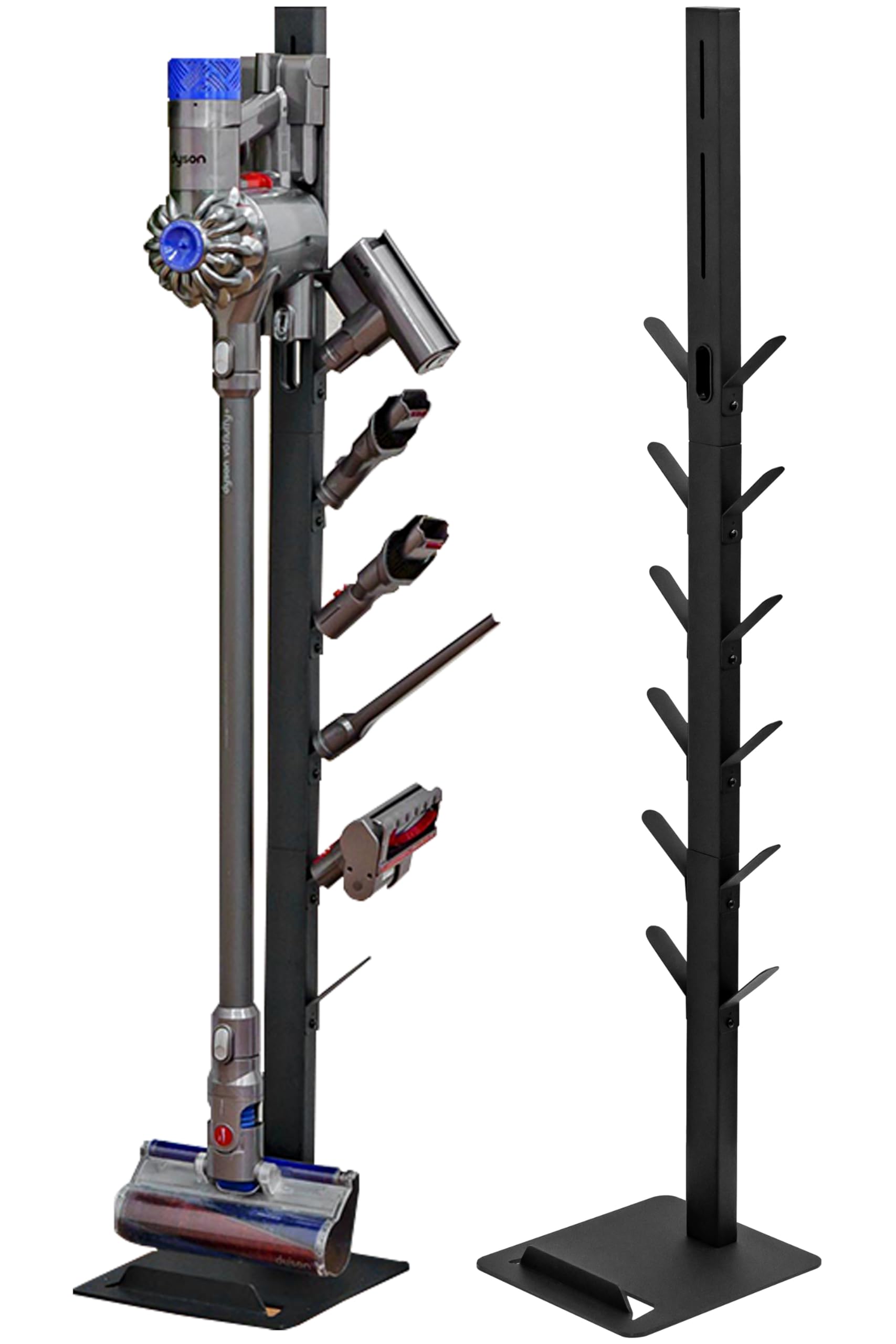 収納用ブラケットを利用して充電ドックにアタッチメントをまとめて収納する方法コードレス掃除機マニアの比較サイト マキタ菌