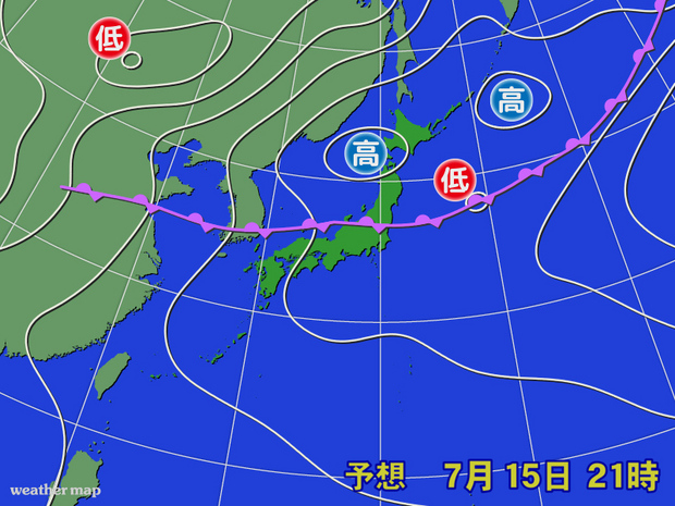 10日 猛烈な暑さと天気急変に注意 台風5号北上中