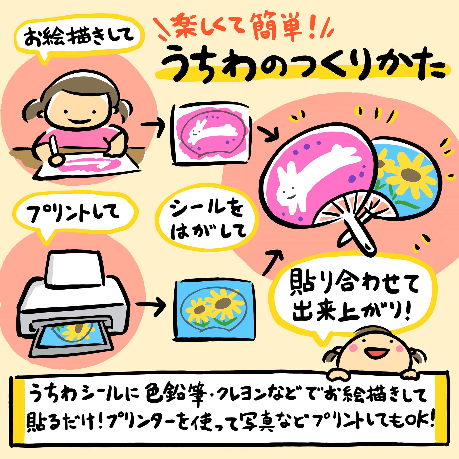 オリジナルデザインの手作りうちわや丸亀団扇なら早くて安い堂島広告へ