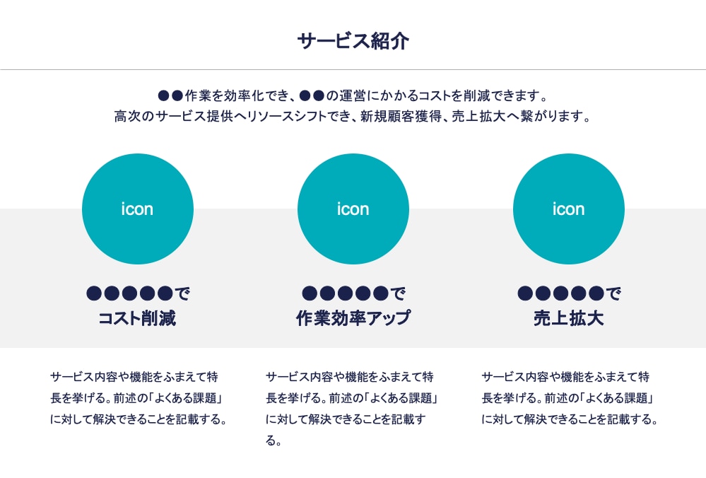営業資料の作り方と必須4ページ。構成やデザインも解説 テンプレート付Coneのコンテンツ制作所