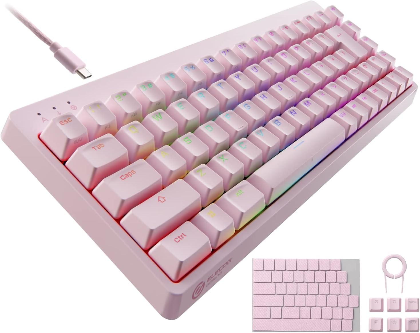 ゲーミングデスク パソコンデスク 雰囲気ledライト ピンク かわいい Ｚ型 ゲームデスク カップホルダー フック付き インテリア 収納付 PCデスク組立簡単 在宅 : xixi68 - 通販 - Yahoo!ショッピング