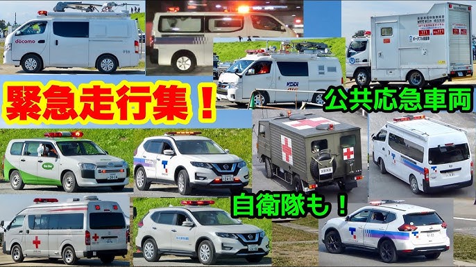 3種類のハイメデイック救急車が混在する東京消防庁 さまざまな種類の救急車が走る！みんなはどっちが見やすい？？東京消防庁救急車緊急走行集