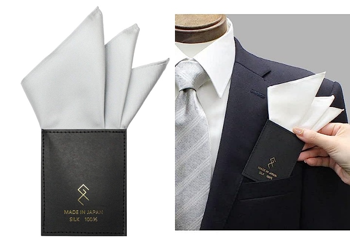 ポケットチーフビジネスフォーマルニット素材 エンジ系無地柄トーキョーシャツの通販&mall アンドモール 三井ショッピングパーク公式通販