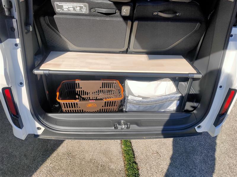 デリカ 3列目 ラッゲージ 棚 積載 イレクターパイプ 荷台