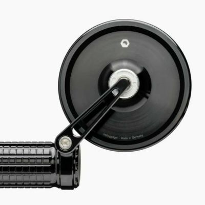 アクセサリー オートバイ用ブラック 7 8 インチ ハンドルバー バーエンド ミラー ブレーキおよびクラッチ プロテクター キットハイパーモタード698モノバーエンドミラー & ブレーキ・クラッチキット ブラック エヴォテックパフォーマンス : モトパーツ バイクカスタム