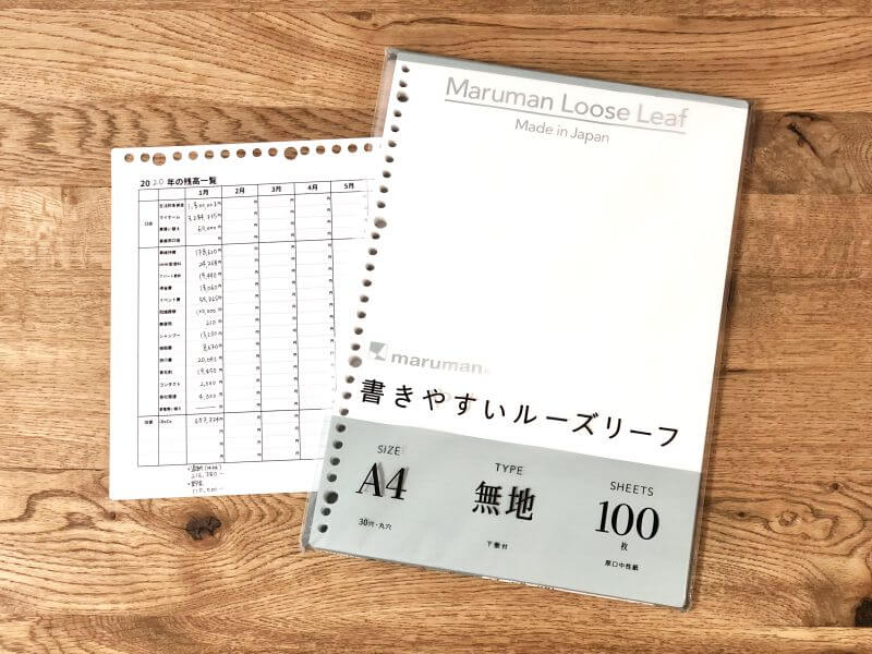 インスタで大人気 無料の手書き家計簿テンプレート『1カ月のスケジュール入り簡単家計簿』をダウンロード