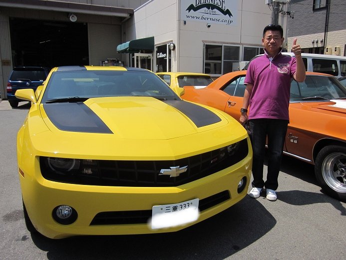 乗用ラジコン シボレーカマロ 黄色 完成車で発送致します 乗用玩具 新車展示品