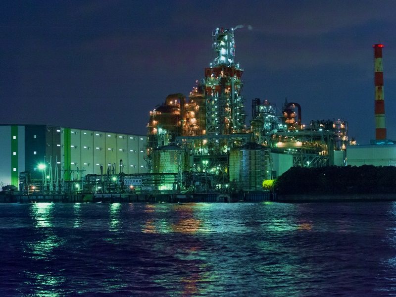 川崎市千鳥町 工場夜景夜景を楽しもう
