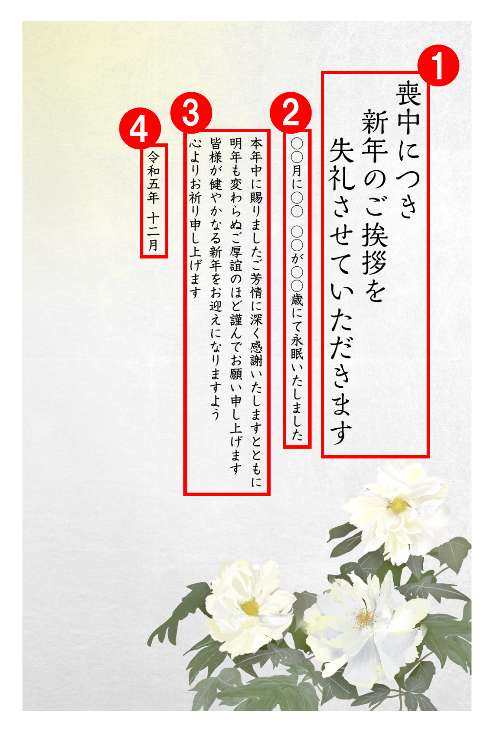 喪中はがきの書き方喪中のマナーのマナーについて喪中はがき・寒中見舞いの印刷やデザインのことならRakpo-ラクポ