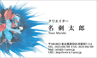 クリエイターの名刺デザインPicoN