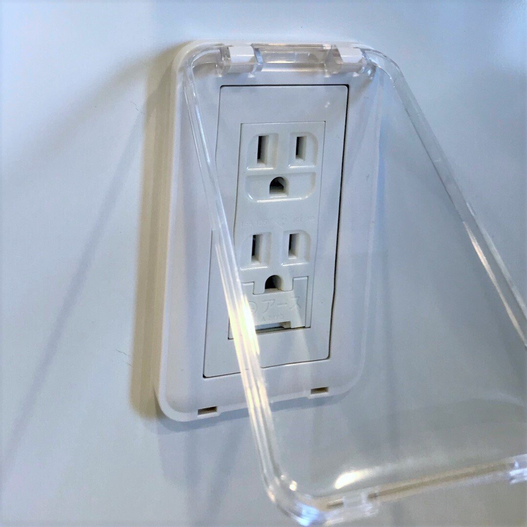 Amazon.co.jp: HAMILO コンセントカバー 感電防止 ホコリ防止 電源タップ ABS製 48個セット : ベビー＆マタニティ