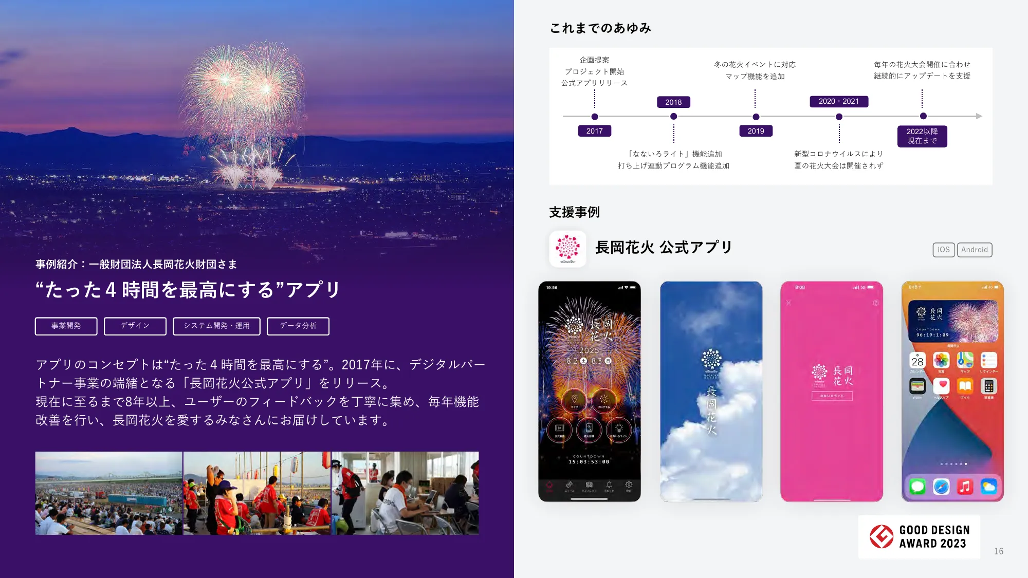 オシャレな事例紹介のテンプレート配布します