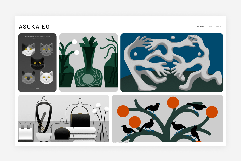 参考にしたいイラストレーターポートフォリオサイト 13 選