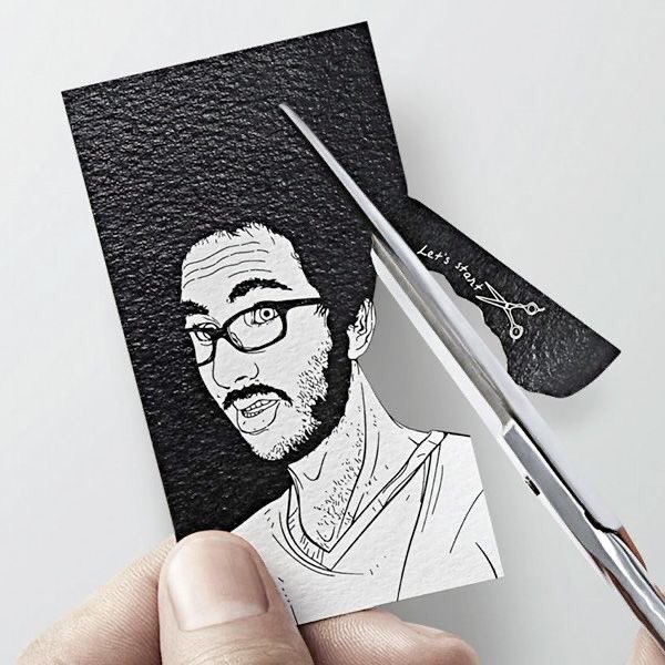 渡して楽しいユニークデザイン名刺 片面印刷のみ送料込みメッセージカード fomhar 通販 7983209Creema クリーマ