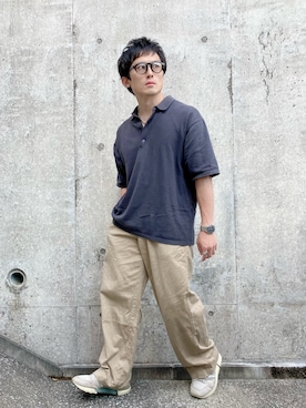 ユニクロ エアリズムフルオープンポロシャツ、30代40代大人夏コーデの救世主