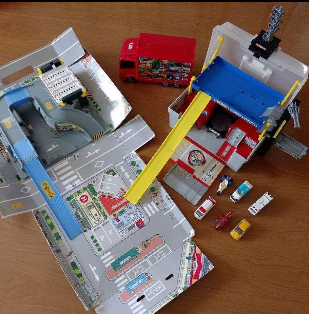 7段 ミニカー収納棚 駐車場・道路柄 溝ありタイプ2026年2月下旬～3月下旬頃発送予定