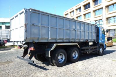 水密!ステンレス張り!天蓋コボレーン!日野!プロフィア!10ｔ深ダンプ!７MT!３ペダル!大型!１０トン土砂禁ダンプ!極東5.1ｍ!１５立米!リターダー付ダンプ 中古10トンダンプ 中古大型ダンプ ダンプ10ｔ中古 中古トラック ダンプトラック買取中神戸激安販売