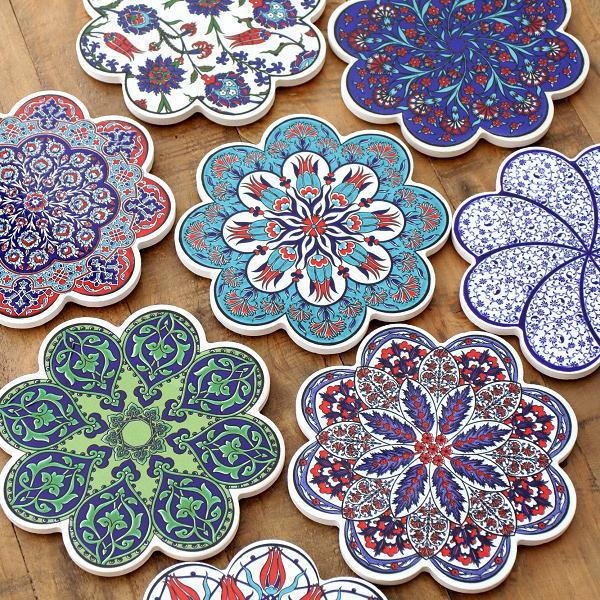 アンティーク デザインタイル ヴェインテ 200角 マジョリカ ライン トルコ ベトナム ヨーロッパ モロッコ風 モロッカン 磁器 幾何学模様スペイン製 大正ロマン - タイル通販タイルオンライン