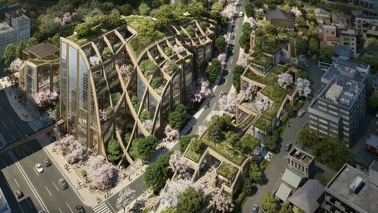 麻布台ヒルズ 日本最高層トリプルタワーの建設が進む「虎ノ門・麻布台プロジェクト」