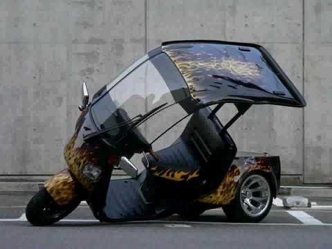 ジャイロX カスタム 安心して下さい！コケませんよ！三輪バイク、ジャイロXをカスタム