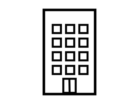 ビル・会社 モノクロアイコン フリー素材 – アイコン・イラストダウンロードサイト OWL STOCK -オウルストック