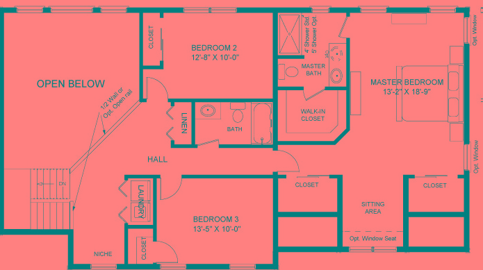 アメリカの家・間取り 外観 内装9