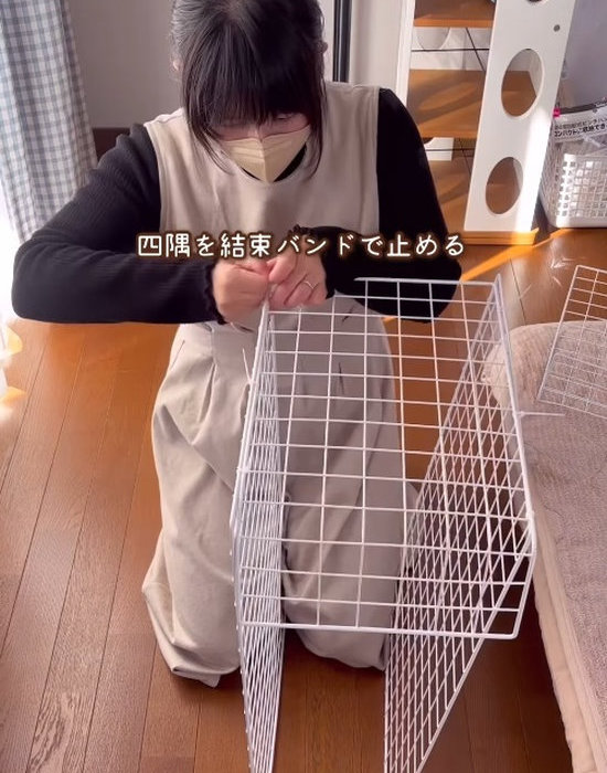 ワイヤーネット×つっぱり棒でつくる、ペット用衣類ハンガーラック」 by fumitakurinさん2023年7月4日- エキサイトニュース