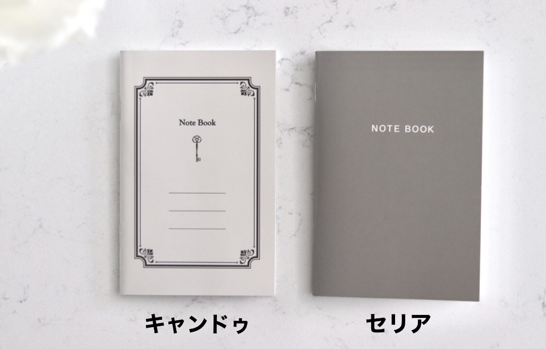 セリアBLANK NOTE ブランクノート -クラフト- A6、120枚、しおりひも付 薦田紙工業製 : てのひら書びより