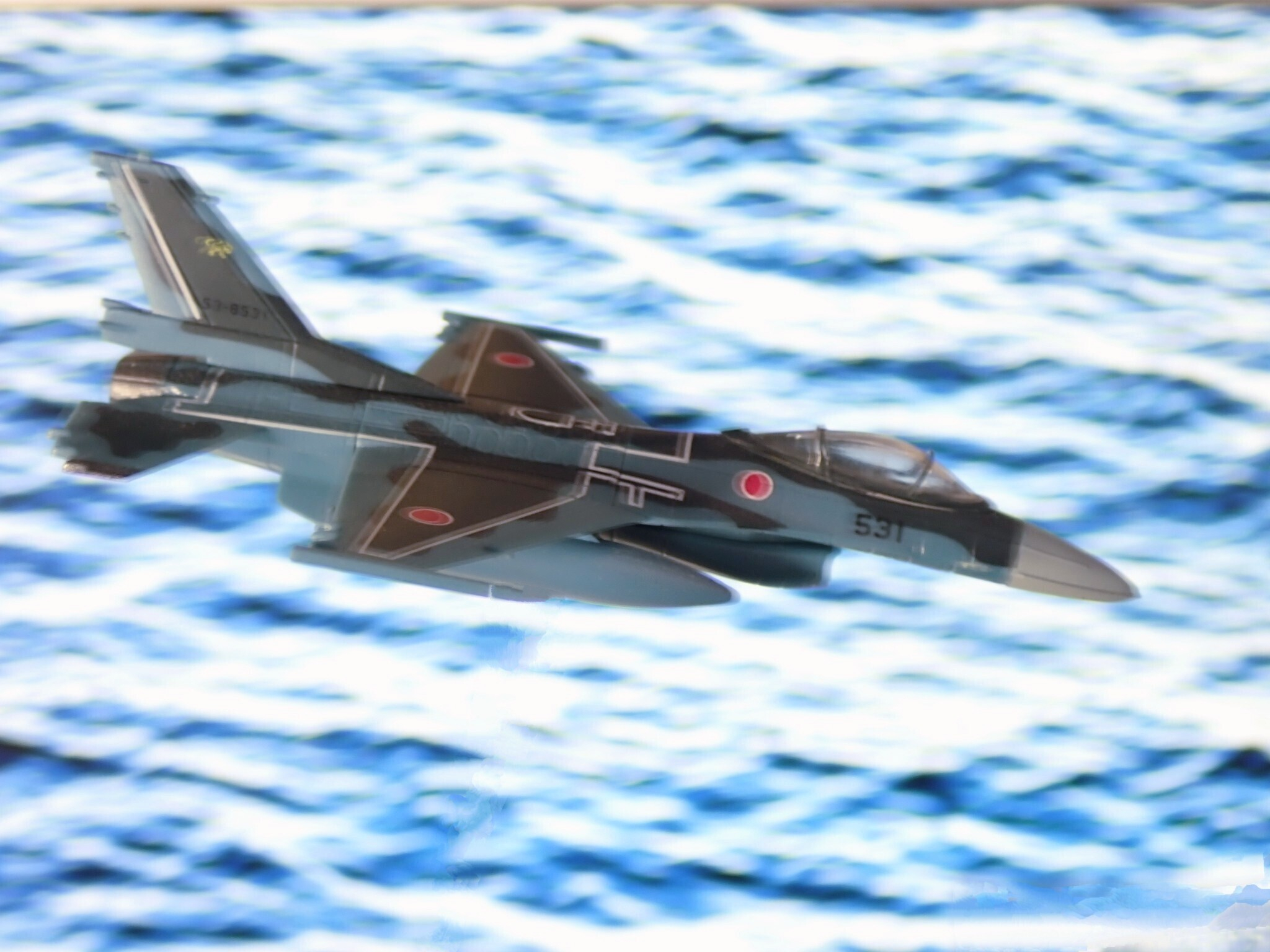 航空機事業部 エフトイズ 日本の翼コレクション1 144 航空自衛隊 F-4EJ改 ファントムⅡ 第3航空団 第8飛行隊三沢基地洋上迷彩 57-8306 組み立て完成しましたヽ =´▽`= ﾉ鉄道に萌えちゃんねる