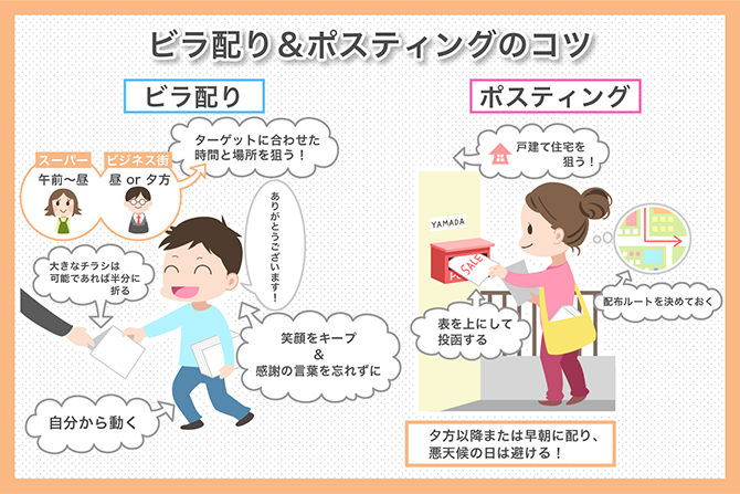 チラシ・ビラ配り禁止のシルエット02無料のAi・PNG白黒シルエットイラスト