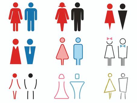 トイレのピクトグラムデザインの変化 -ジェンダーによる造形の差異-Balloon Inc.デザイン・ブランディング
