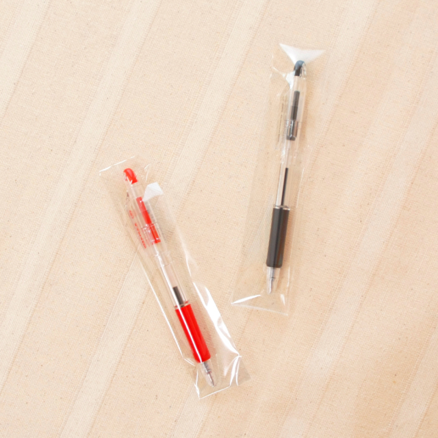 マークス ゴールドラメの3ポケットペンケースSTATIONERY RESTAURANT