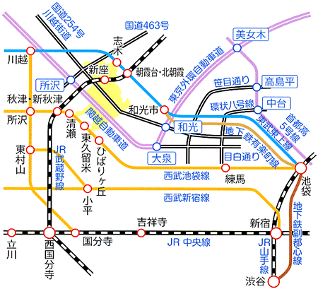 武蔵野線 新小平・新秋津・新座駅