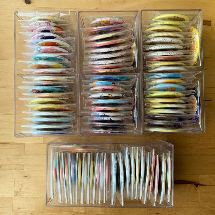 57mm缶バッジ 収納 セリア お箸ケースTikTok