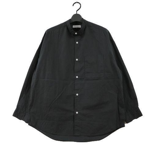 FREAK'S STORE フリークスストア WEB限定 Relax Fit リラックスフィット バンドカラーシャツ S ブラック -ブランド古着買取・販売unstitchオンラインショップ