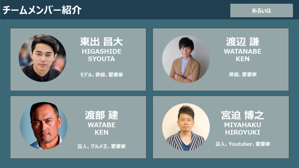 チーム紹介スライドランニング- 無料テンプレート公開中 - 楽しもう Office