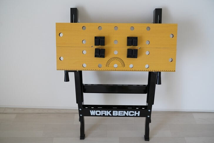 ワークベンチ,木工作業台,天板幅約1253mm,天板奥行約500mm,耐荷重約100kg,DIY,バイス1基,木製作業台,工作台,作業台,日曜大工,ガレージ,引き出し,収納,棚,万能作業台,工作作業台業務用品,DIYシリーズインターナショナル・トレーディングITC公式オンラインショップ