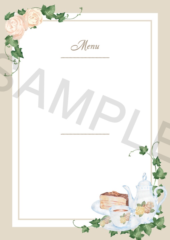 チラシ・メニュー表テンプレート エステ・ネイル・マツエク・美容室のサロン印刷美容チラシリーフレット・パンフレット作成-エステ・ネイル・クリニック・ヘアサロン