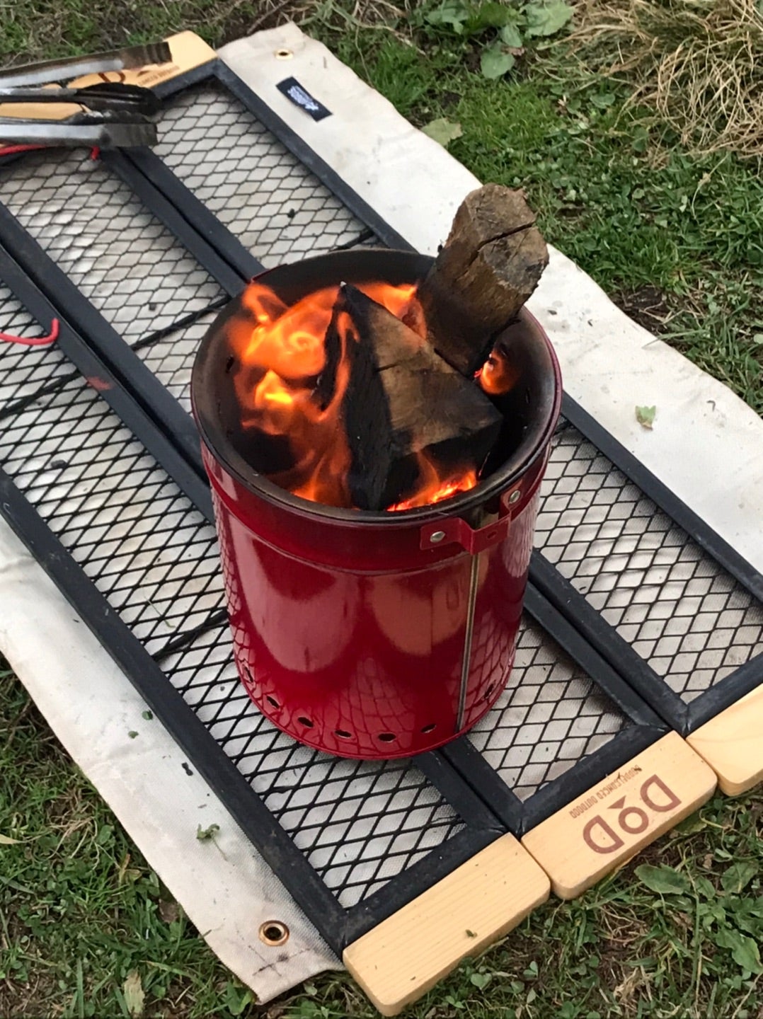 ドラム缶のロケットストーブの修理柴山 利幸