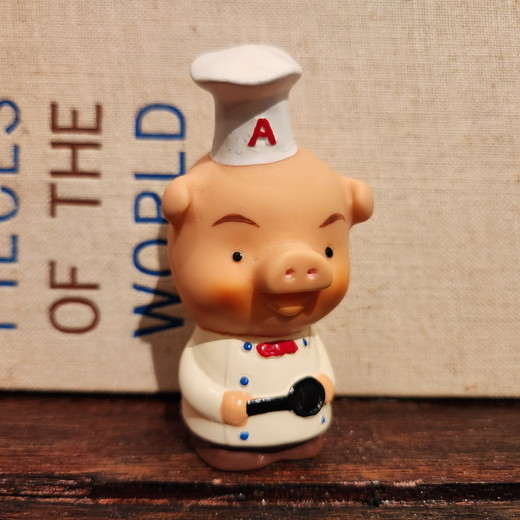 JigsawVintageCo, アンティークインテリア雑貨 ヴィンテージ 豚の貯金箱 ディスプレイ 豚 貯金箱 鉄製貯金箱 オブジェ 置物店舗インテリア