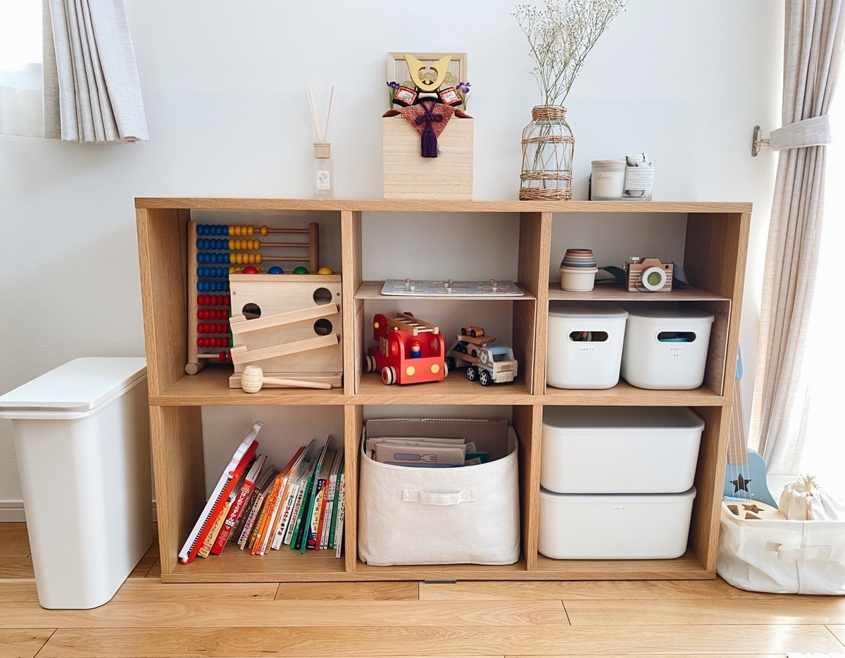 無印良品・セリアでこどものおもちゃ収納。LEE