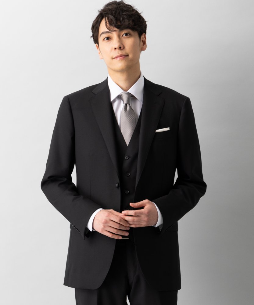 オリジナル ネクタイ シルバー レジメンタルストライプオーダースーツのビッグヴィジョン